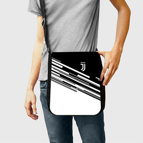 Сумка на плечо FC Juventus: B&W Line / 3D-принт – фото 2