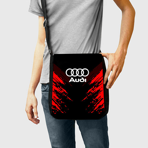 Сумка на плечо Audi: Red Anger / 3D-принт – фото 2