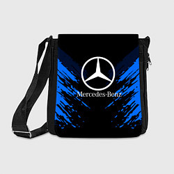 Сумка на плечо Mercedes-Benz: Blue Anger, цвет: 3D-принт