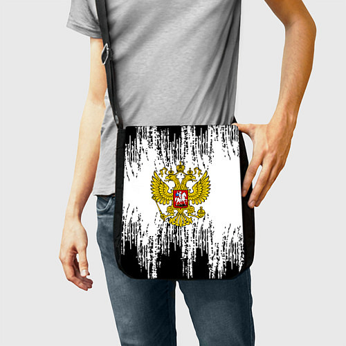 Сумка на плечо Russia: White Sport / 3D-принт – фото 2
