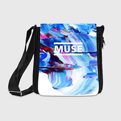 Сумка на плечо MUSE: Blue Colours, цвет: 3D-принт
