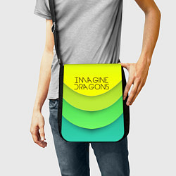 Сумка на плечо Imagine Dragons: Lime Colour, цвет: 3D-принт — фото 2