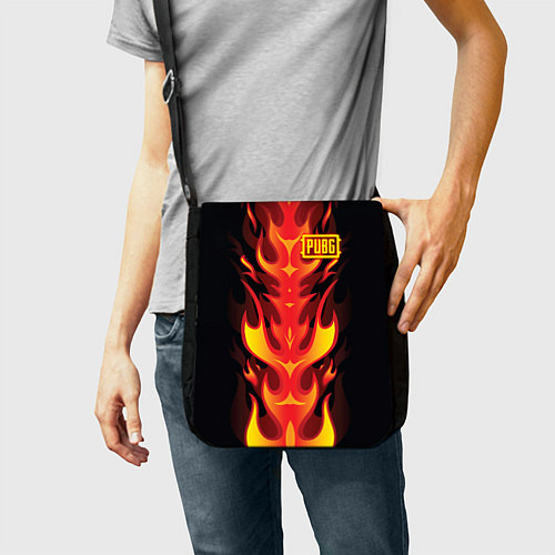 Сумка на плечо PUBG: Hell Flame / 3D-принт – фото 2