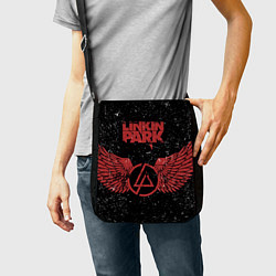 Сумка на плечо Linkin Park: Red Airs, цвет: 3D-принт — фото 2