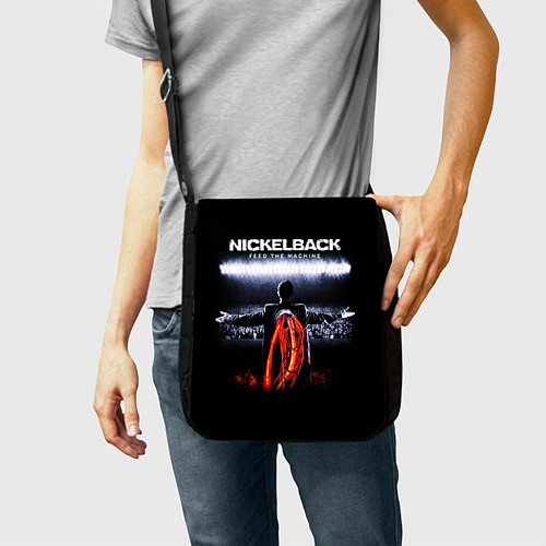 Сумка на плечо Nickelback: Feed the Machine / 3D-принт – фото 2