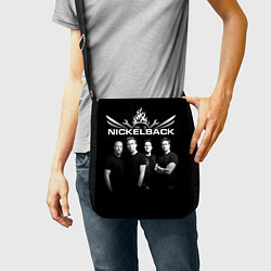 Сумка на плечо Nickelback Band, цвет: 3D-принт — фото 2