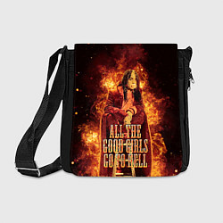 Сумка на плечо All The Good Girls Go To Hell, цвет: 3D-принт
