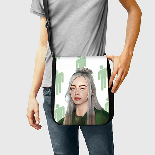 Сумка на плечо Billie Eilish / 3D-принт – фото 2