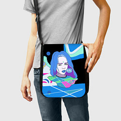 Сумка на плечо Billie Eilish, цвет: 3D-принт — фото 2