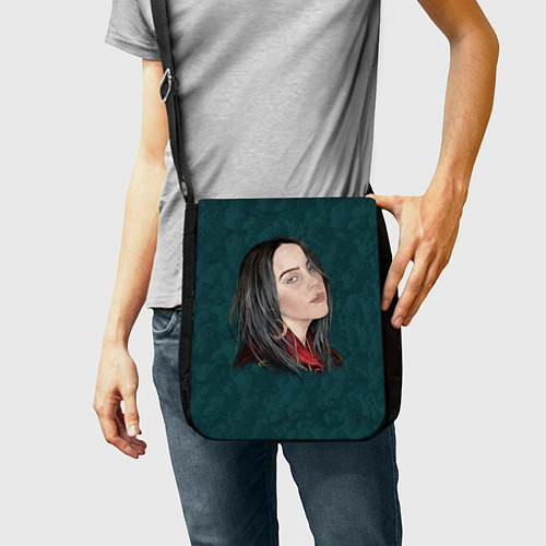 Сумка на плечо Billie Eilish / 3D-принт – фото 2
