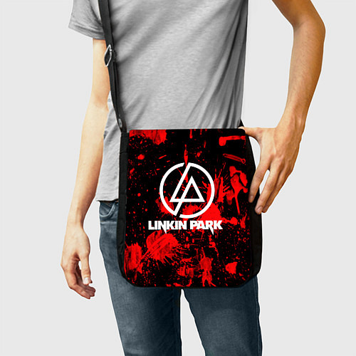 Сумка на плечо Linkin Park / 3D-принт – фото 2