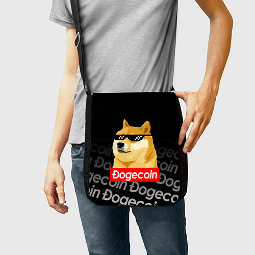 Сумка на плечо DOGECOIN DOGE ДОГИКОИН / 3D-принт – фото 2