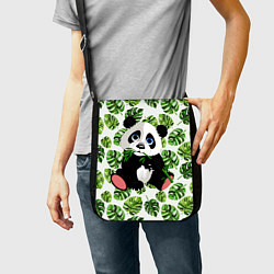 Сумка на плечо Милая Панда Летняя, цвет: 3D-принт — фото 2