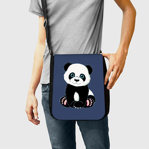 Сумка на плечо Милая Панда Sweet Panda / 3D-принт – фото 2