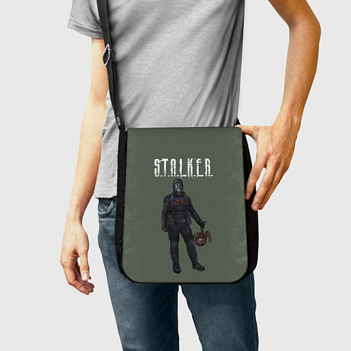 Сумка на плечо S T A L K E R С Т А Л К Е Р спина / 3D-принт – фото 2