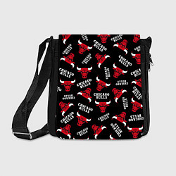 Сумка на плечо CHICAGO BULLS БЫКИ УЗОР, цвет: 3D-принт