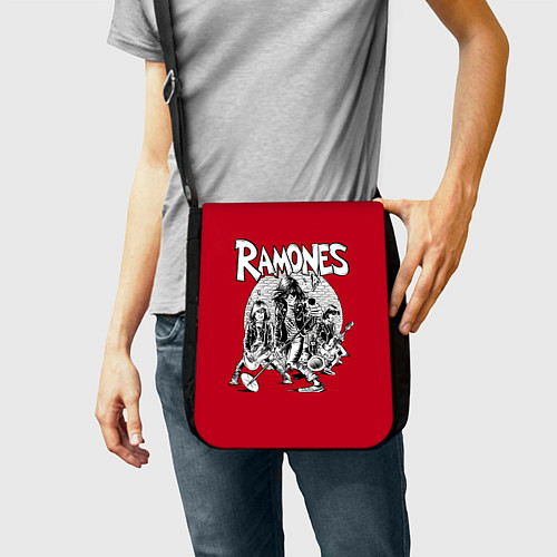Сумка на плечо BW Ramones / 3D-принт – фото 2
