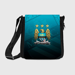 Сумка на плечо Manchester City Teal Themme, цвет: 3D-принт