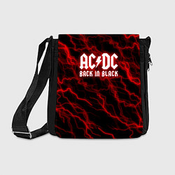 Сумка на плечо ACDC Разряды молнии, цвет: 3D-принт