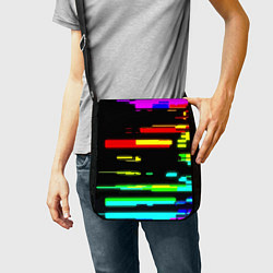 Сумка на плечо Color fashion glitch, цвет: 3D-принт — фото 2