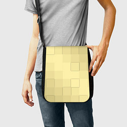 Сумка на плечо Золотые квадраты, цвет: 3D-принт — фото 2