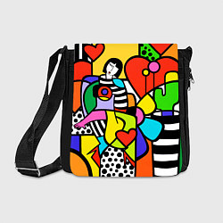 Сумка на плечо Romero Britto - valentines day, цвет: 3D-принт