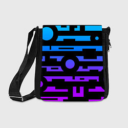 Сумка на плечо Неоновая геометрия Neon, цвет: 3D-принт