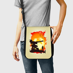 Сумка на плечо Снейк и Метал Гир, цвет: 3D-принт — фото 2