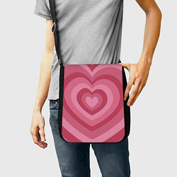 Сумка на плечо Сердца LOVE, цвет: 3D-принт — фото 2
