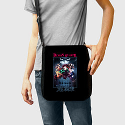 Сумка на плечо Клинок, рассекающий демонов - плакат, цвет: 3D-принт — фото 2