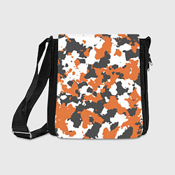 Сумка на плечо Orange Camo, цвет: 3D-принт