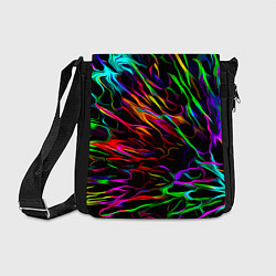 Сумка на плечо Neon pattern Vanguard, цвет: 3D-принт