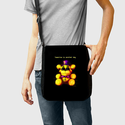 Сумка на плечо Five Nights at Freddys - мишка / 3D-принт – фото 2