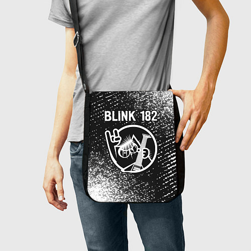 Сумка на плечо Blink 182 КОТ Спрей / 3D-принт – фото 2