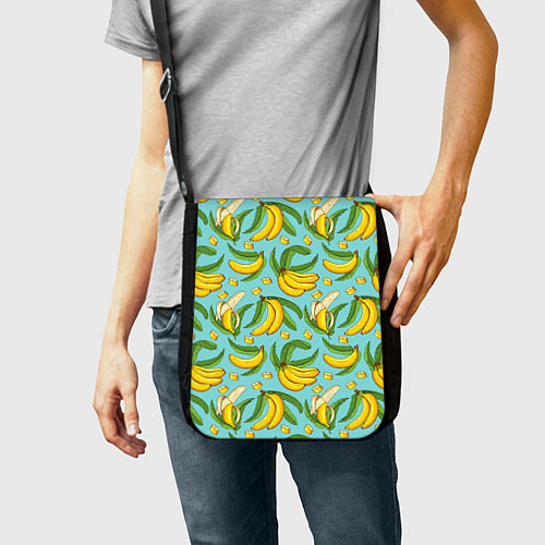 Сумка на плечо Banana pattern Summer Fashion 2022 / 3D-принт – фото 2