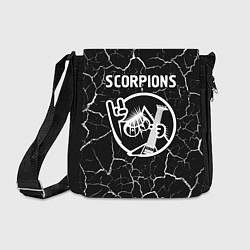 Сумка на плечо Scorpions КОТ Трещины, цвет: 3D-принт