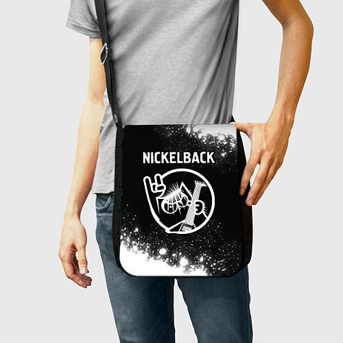 Сумка на плечо Nickelback КОТ Брызги / 3D-принт – фото 2