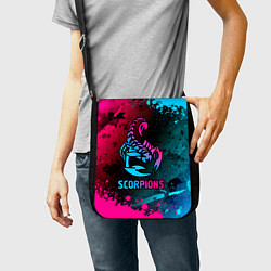 Сумка на плечо Scorpions Neon Gradient, цвет: 3D-принт — фото 2