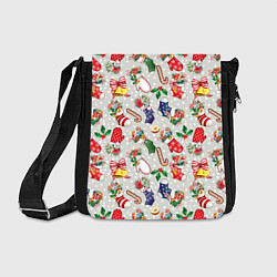 Сумка на плечо Christmas Pattern, цвет: 3D-принт