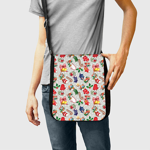 Сумка на плечо Christmas Pattern / 3D-принт – фото 2