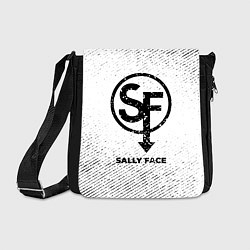 Сумка на плечо Sally Face с потертостями на светлом фоне, цвет: 3D-принт
