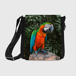 Сумка на плечо Попугай Макао, цвет: 3D-принт