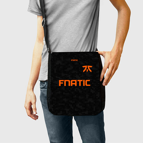 Сумка на плечо Форма Fnatic pixels / 3D-принт – фото 2