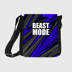 Сумка на плечо Beast mode - синяя униформа, цвет: 3D-принт