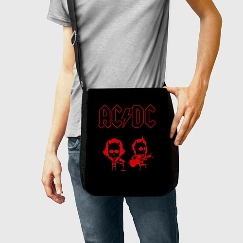 Сумка на плечо AC/DC / 3D-принт – фото 2