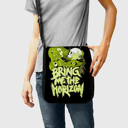 Сумка на плечо Bring me the horizon / 3D-принт – фото 2