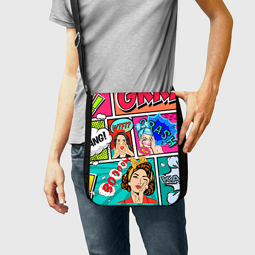 Сумка на плечо POP ART / 3D-принт – фото 2
