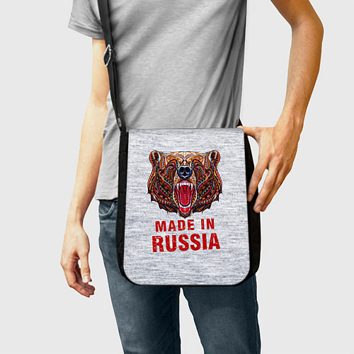 Сумка на плечо Bear: Made in Russia / 3D-принт – фото 2