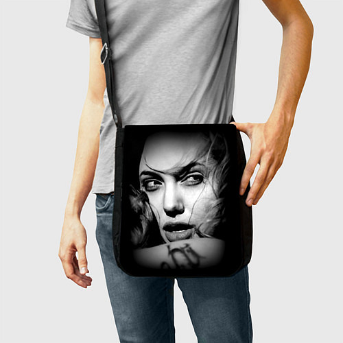 Сумка на плечо Глаза Джоли / 3D-принт – фото 2