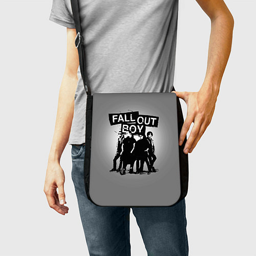 Сумка на плечо Fall out boy / 3D-принт – фото 2